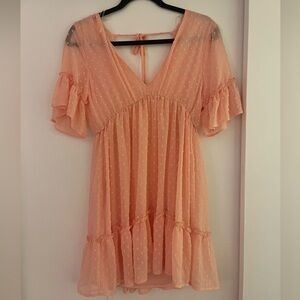 Peach Love California sundress. size small.